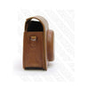 CAIUL Vintage PU Leather fuji mini case for Fujifilm Instax Mini 8 Case bag Brown