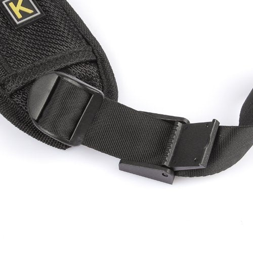 CADEN FastGunman AntiSlip Quick Sling Shoulder Belt Strap for DSLR / Cameras Black + Grey