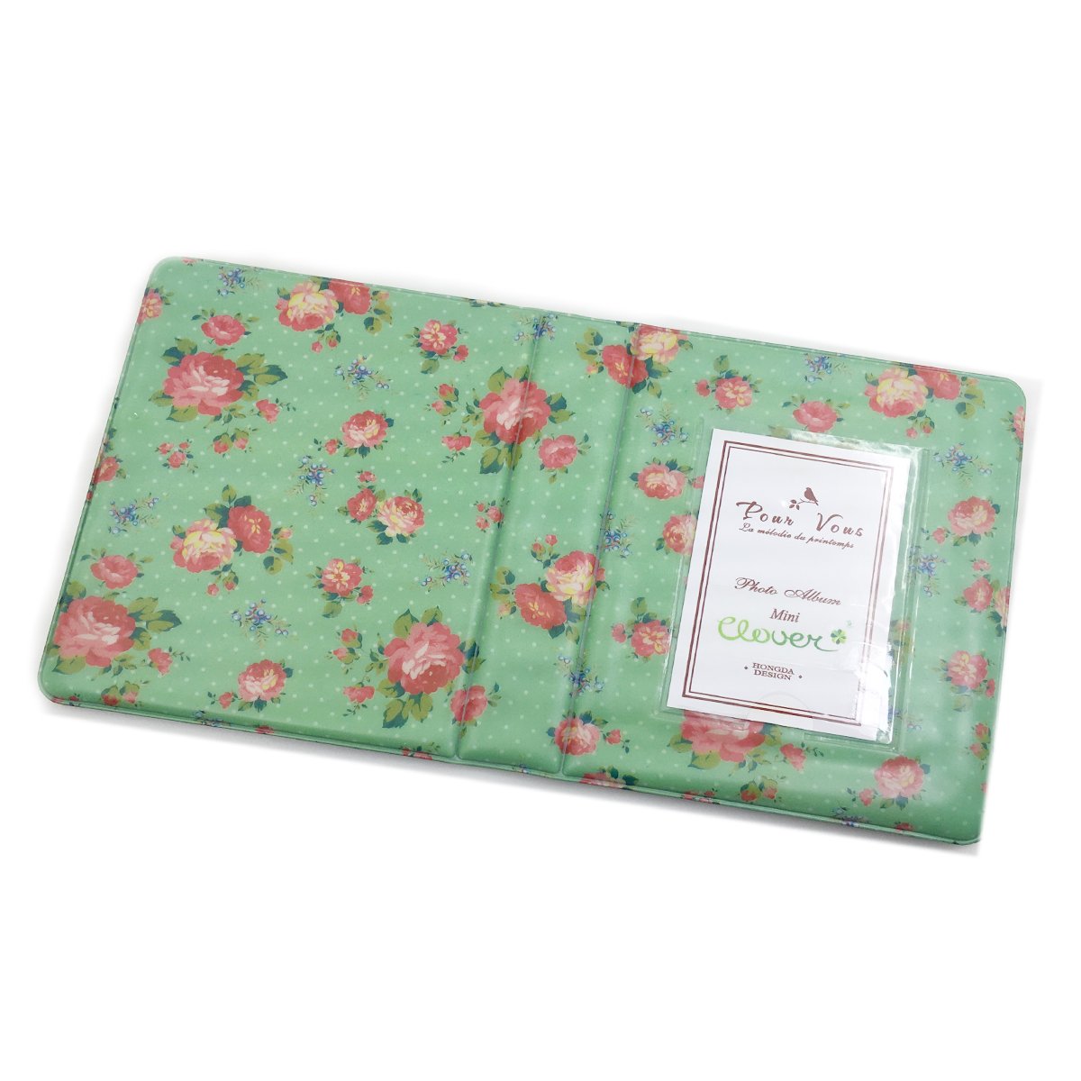 CAIUL Blooming Flower Mini Photo Album for Fujifilm Instax Mini 7s 8 8+ 9 25 26 50s 70 90 Film (green )