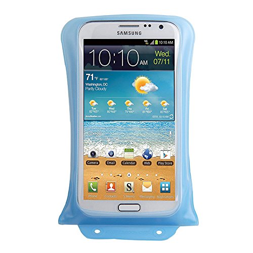 DiCAPac WPC2 Waterproof Case with Neck Strap for Samsung Galaxy Note 1/2 Blue