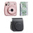 FUJIFILM INSTAX Mini 11 Instant Film Camera with 10X1 Pack of Instant Film With Black Pouch Blush Pink