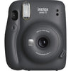 FUJIFILM INSTAX Mini 11 Instant Film Camera with 10X1 Pack of Instant Film With Black Pouch (Charcoal Gray)