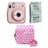 FUJIFILM INSTAX Mini 11 Instant Film Camera with 10X1 Pack of Instant Film With Dot Pink Pouch Blush Pink