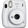 FUJIFILM INSTAX Mini 11 Instant Film Camera with 10X1 Pack of Instant Film With Red Pouch (Ice White)
