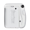 FUJIFILM INSTAX Mini 11 Instant Film Camera with 10X1 Pack of Instant Film With Red Pouch (Ice White)