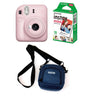 FUJIFILM INSTAX Mini 12 Instant Film Camera with 10X1 Pack of Instant Film With Pouch Kit (10 Exposures)