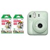FUJIFILM INSTAX Mini 12 Instant Film Camera with 10X2 Pack of Instant Film (Mint Green)