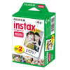 FUJIFILM INSTAX Mini 12 Instant Film Camera with Black shell bag and 20 Shots Instant film (Pastel Blue)