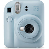 FUJIFILM INSTAX Mini 12 Instant Film Camera with blue shell bag and 20 Shots Instant film (Pastel Blue)