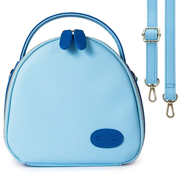FUJIFILM INSTAX Mini 12 Instant Film Camera with blue shell bag and 20 Shots Instant film (Pastel Blue)
