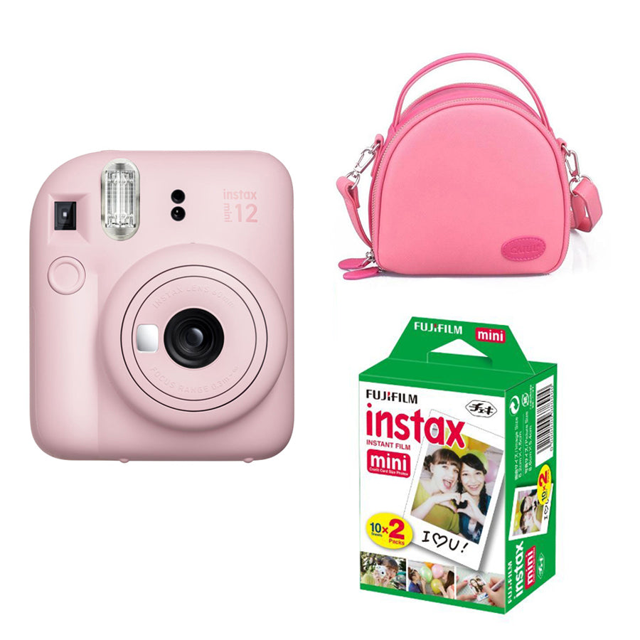 FUJIFILM INSTAX Mini 12 Instant Film Camera with pink shell FUJIFILM INSTAX Mini 12 Instant Film Camera with pink shell