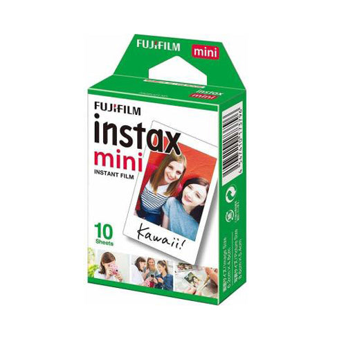 FUJIFILM INSTAX mini 12 Instant Camera with 10 sheets film roll + camera case + bunting1, kit. (Mint Green)