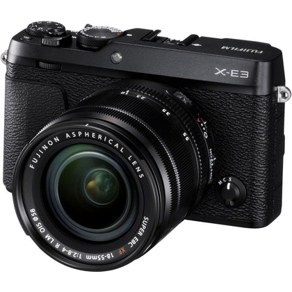 FUJIFILM X-E3 Mirrorless Digital Camera with 18-55mm Lens (Black)