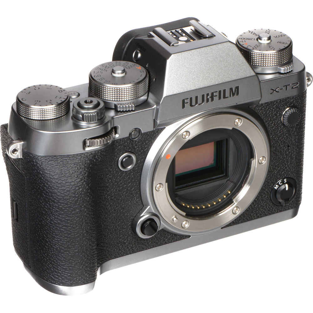 FUJIFILM X-T2 Mirrorless Digital Camera (Body Only, Graphite Silver Edition)