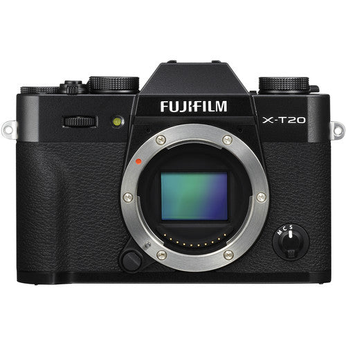 FUJIFILM X-T20 Mirrorless Digital Camera (Body Only, Black)