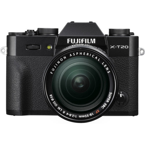 FUJIFILM X-T20 Mirrorless Digital Camera with 18-55mm Lens Black