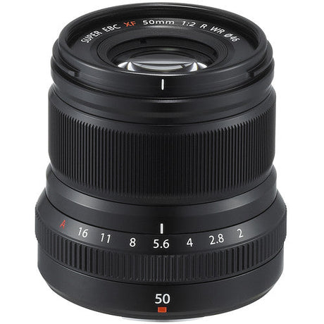 FUJIFILM XF 50mm f/2 R WR Lens (Black)