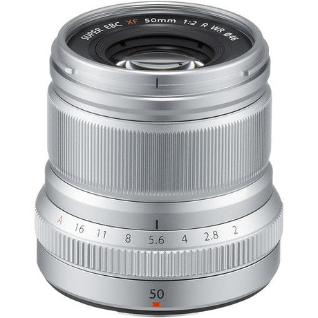 FUJIFILM XF 50mm f/2 R WR Lens (Silver)