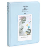 Zikkon Compatible 64 sheet Album for Fujifilm Instax Mini Film (3 inch) (Pastel Blue)