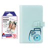 Fujifilm Instax  mini 10X1 airmail Instant Film with 96-sheet Album for mini film (Ice blue)