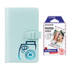 Fujifilm Instax  mini 10X1 airmail Instant Film with 96-sheet Album for mini film (Ice blue)