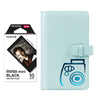 Fujifilm Instax  mini 10X1 black border Instant Film with 96-sheet Album for mini film (Ice blue)