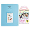 Fujifilm Instax Mini 10X1  shiny star Instant Film With 128-sheet Album for mini film (blue)