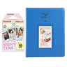 Fujifilm Instax Mini 10X1  shiny star Instant Film With 128-sheet Album for mini film (cobalt blue)