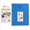 Fujifilm Instax Mini 10X1  shiny star Instant Film With 128-sheet Album for mini film (cobalt blue)