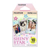 Fujifilm Instax Mini 10X1  shiny star Instant Film with 96-sheet Album for mini film  (Blue rose)