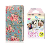 Fujifilm Instax Mini 10X1  shiny star Instant Film with 96-sheet Album for mini film