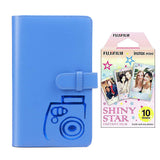 Fujifilm Instax Mini 10X1 shiny star Instant Film with 96-sheet Album for mini film Cobalt blue