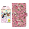 Fujifilm Instax Mini 10X1  shiny star Instant Film with 96-sheet Album for mini film  (Pink rose)