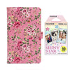 Fujifilm Instax Mini 10X1  shiny star Instant Film with 96-sheet Album for mini film  (Pink rose)