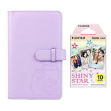 Fujifilm Instax Mini 10X1 shiny star Instant Film with 96-sheet Album for mini film Lilac purple