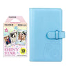 Fujifilm Instax Mini 10X1  shiny star Instant Film with 96-sheet Album for mini film (Sky blue)