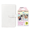 Fujifilm Instax Mini 10X1  shiny star Instant Film with 96-sheet Album for mini film (lce white)