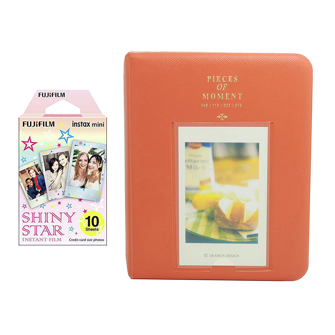 Fujifilm Instax Mini 10X1  shiny star Instant Film with Instax Time Photo Album 64 Sheets