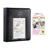 Fujifilm Instax Mini 10X1  shiny star Instant Film with Instax Time Photo Album 64 Sheets (charcoal grey)