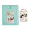 Fujifilm Instax Mini 10X1  shiny star Instant Film with Instax Time Photo Album 64 Sheets (ice blue)