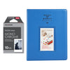 Fujifilm Instax Mini 10X1 Monochrome Instant Film With 128-sheet Album for mini film (cobalt blue)