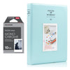 Fujifilm Instax Mini 10X1 Monochrome Instant Film With 128-sheet Album for mini film (ice blue)
