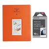 Fujifilm Instax Mini 10X1 Monochrome Instant Film With 128-sheet Album for mini film (orange)