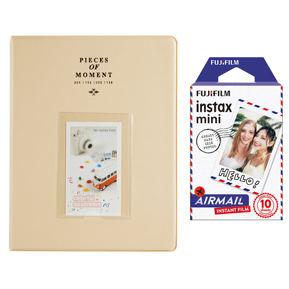 Fujifilm Instax Mini 10X1 airmail Instant Film With 128-sheet Album for mini film