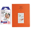 Fujifilm Instax Mini 10X1 airmail Instant Film With 128-sheet Album for mini film (orange)