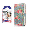 Fujifilm Instax Mini 10X1 airmail Instant Film with 96-sheet Album for mini film Blue rose