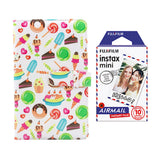 Fujifilm Instax Mini 10X1 airmail Instant Film with 96-sheet Album for mini film Dessert