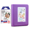 Fujifilm Instax Mini 10X1 airmail Instant Film with Instax Time Photo Album 64 Sheets (Violet Purple)