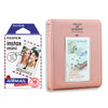 Fujifilm Instax Mini 10X1 airmail Instant Film with Instax Time Photo Album 64 Sheets (blush pink)