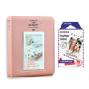 Fujifilm Instax Mini 10X1 airmail Instant Film with Instax Time Photo Album 64 Sheets (blush pink)